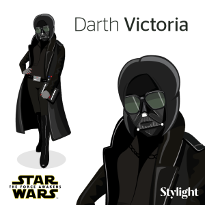 Victoria Beckham as Darth Vader