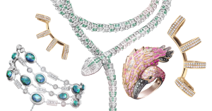 Stylight Cannes jewelry bracelet ear cuffs Serpenti necklace flamingo ring