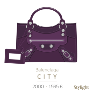 Most iconic bags purple City bag Balenciaga