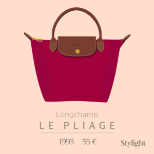 Most iconic bags red Pliage canvas tote Longchamp Stylight